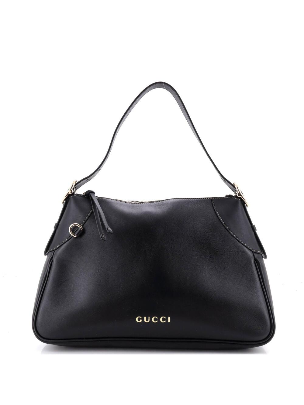 Gucci Emblem Shoulder Bag Leather #349506G16B